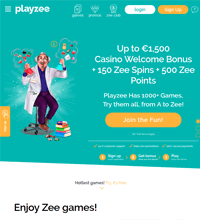 PlayZee Casino Screenshot