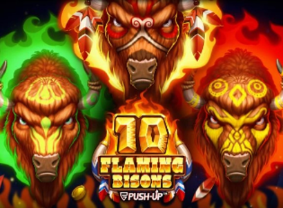 10 Flaming Bisons 10 Flaming Bisons Logo