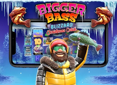 Bigger Bass Blizzard Christmas Catch Bigger Bass Blizzard Christmas Catch Logo