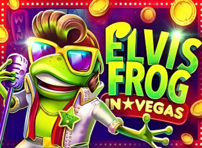 Elvis Frog in Vegas Elvis Frog in Vegas Logo