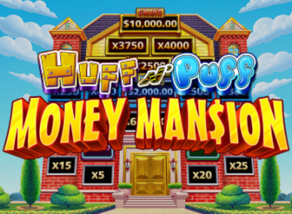 Huff N Puff Money Mansion Huff N Puff Money Mansion Logo