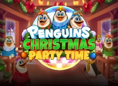Penguins Christmas Party Time Penguins Christmas Party Time Logo