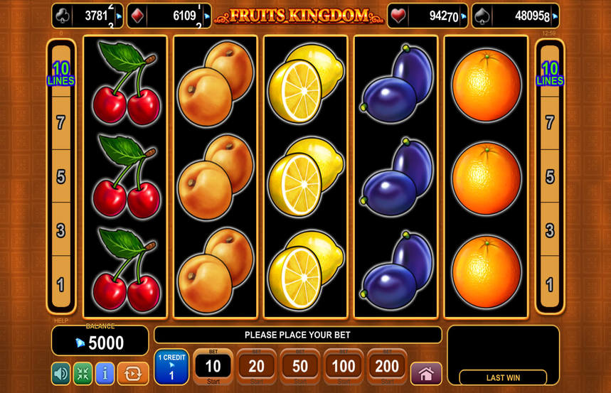 Games fruit machine