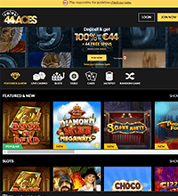 44Aces Online Casino Screenshot