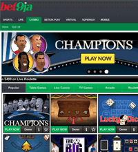 Bet9ja Casino Screenshot