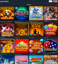 Galactic Bets Casino Screenshot