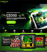 Gaming Club Casino Screenshot