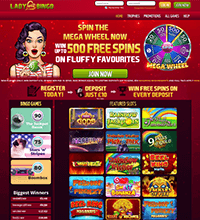 Lady Love Bingo Casino Screenshot