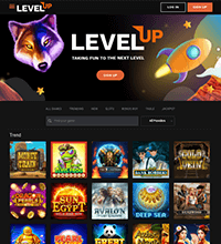 LevelUp Casino Screenshot