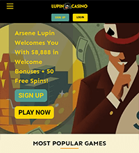 Lupin Casino Screenshot