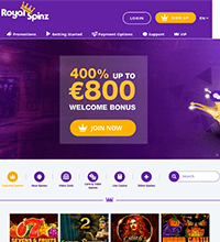 Royal Spinz Casino Screenshot