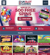 UK Slot Games Screenshot