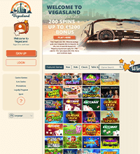 VegasLand Casino Screenshot