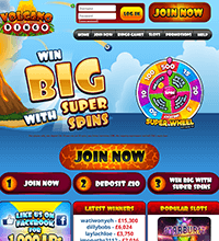 Volcano Bingo Casino Screenshot