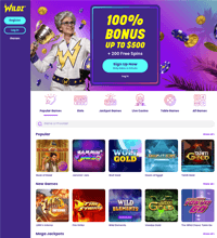 Wildz Casino Screenshot