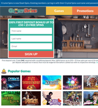 Giant Spins Casino Screenshot