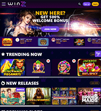 Winzz Casino Screenshot