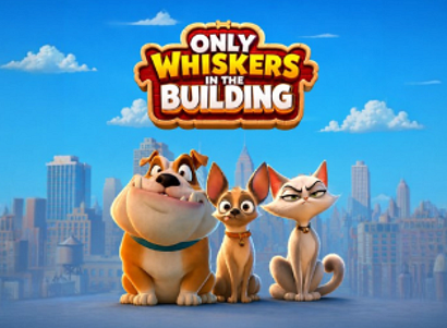 Only Whiskers in the Building Only Whiskers in the Building Logo