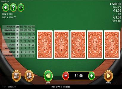 Video Poker - jogo de cartas online grátis - GameDesire