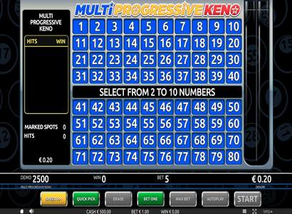 Play keno online for real money