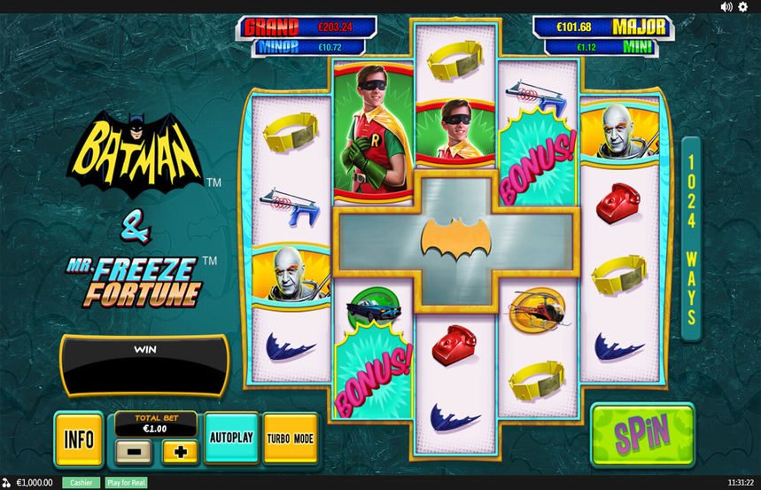 Batman And Mr Freeze Fortune | Play Batman And Mr Freeze Fortune By  Playtech - 2023