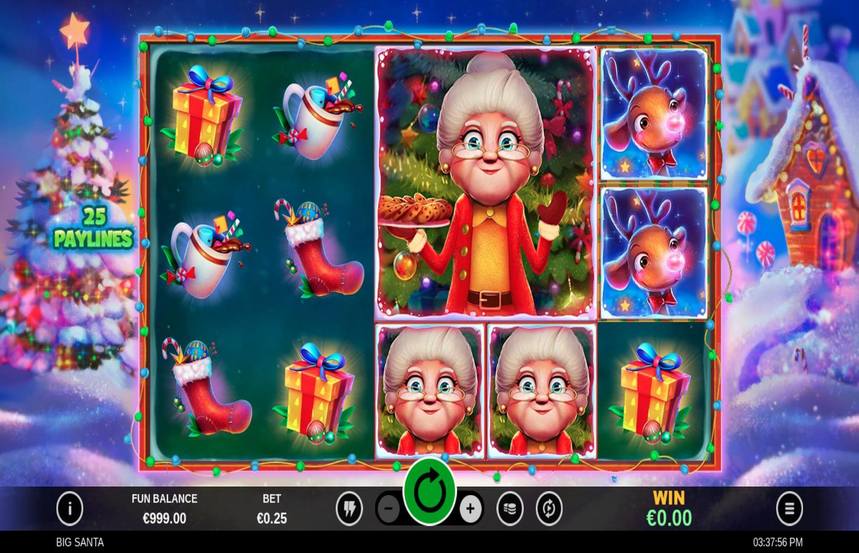 big santa free spins