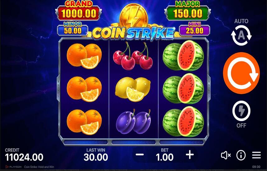 Play Coin Strike Hold and Win, Online Slot