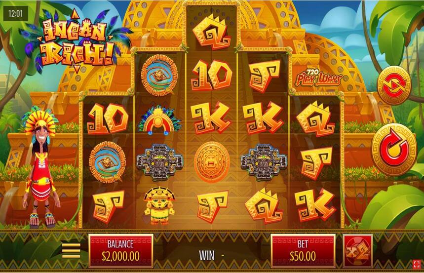 Incan Rich Slot Machine Review (RTP 95%)