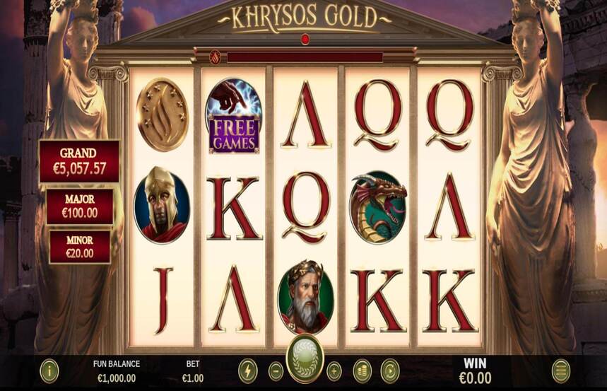 khrysos gold free spins