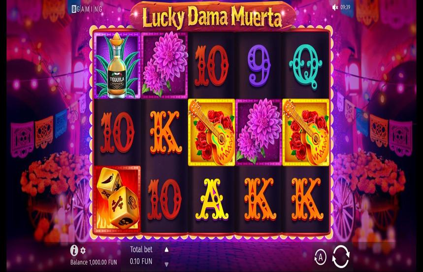 Play Lucky Dama Muerta at Slingo