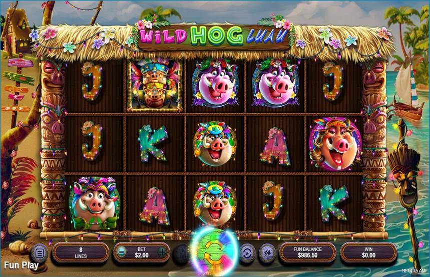 wild hog luau slot